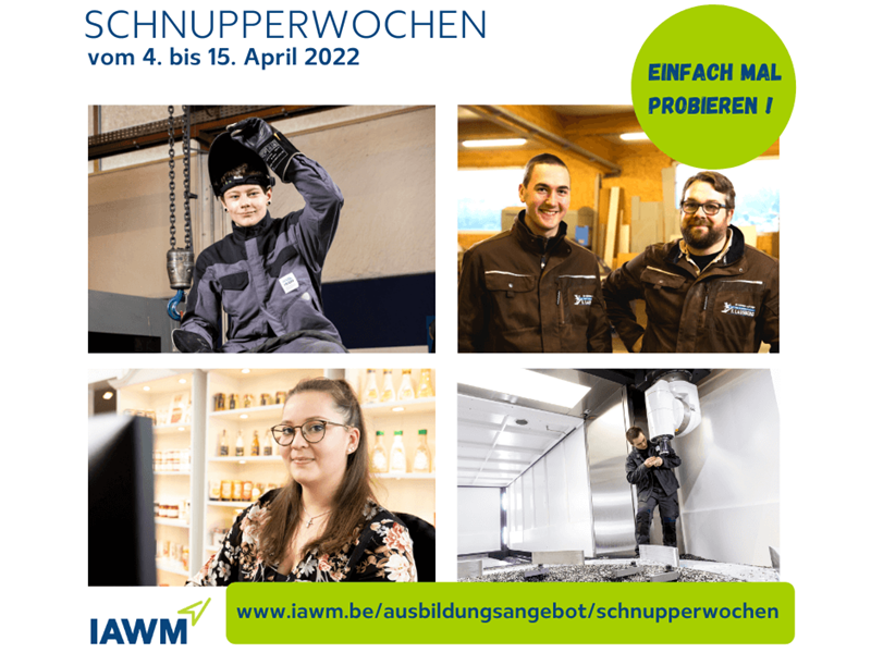 try-out weeks / "Schnupperwochen"