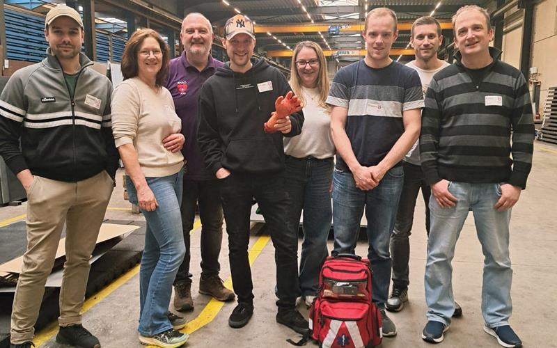 Grundkurs Betriebshelfer erfolgreich bestanden !